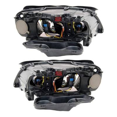 New Pair Of Halogen Headlight Compatible With Volvo V70 3.2 Wagon 2008-2010 By Part Number