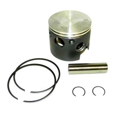 New 3.375In Piston Kit Compatible With Mercury Mariner 175 - 225 Hp 2.4L Steel Hole Starboard