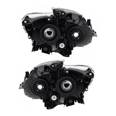 New Pair Of Halogen Headlight Compatible With Toyota Prius Base Hatchback 2010-2011 By Part Number