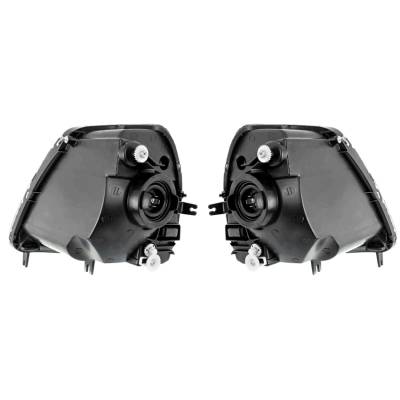 Rareelectrical - New Pair Of Headlights Compatible With Mitsubishi Eclipse Gs Hatchback 2.4L 2000 2001 2002 By Part - Image 1