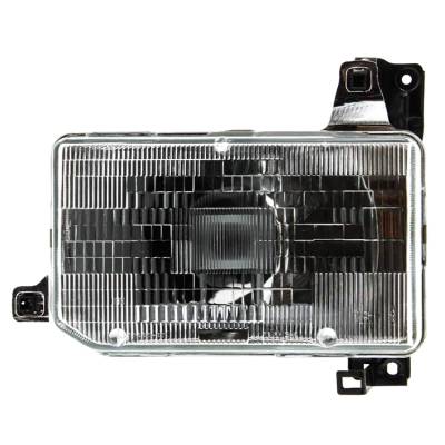 Rareelectrical - New Left Headlight Compatible With Nissan D21 Xe Extended Cab Pickup 1988-1989 By Part Number - Image 2