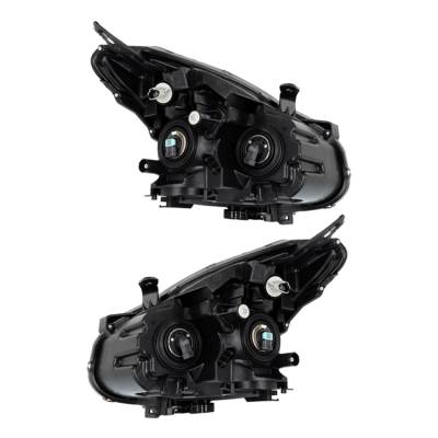 New Pair Of Halogen Headlight Compatible With Nissan Rogue S Sl Sport 2008 By Part Number
