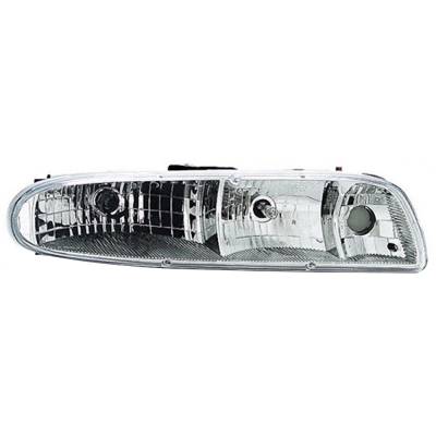 Rareelectrical - New Right Headlight Compatible With Oldsmobile Lss Base Sedan 3.8L 1996 1997 By Part Number 16520696 - Image 1