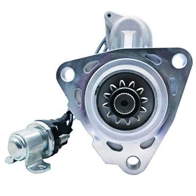 Rareelectrical - New 12T 12 Volt Starter Compatible With Peterbilt Truck 384 386 2015 By Part Number 8200977 8201084 - Image 2