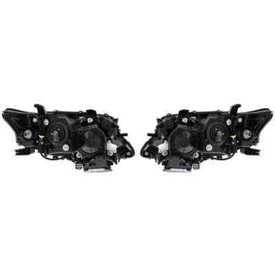 Rareelectrical - New Pair Of Halogen Headlight Compatible With Lexus Rx350 Base Sport Utility 3.5L V6 2012 By Part - Image 1