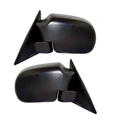 Rareelectrical - New Pair Of Door Mirrors Fits Chevrolet S10 2001-03 15172864 15193316 Gm1320188 - Image 1