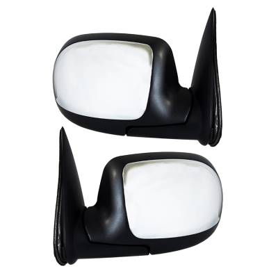 New Door Mirrors Pair Fits Gmc Sierra 2500 1999-2000 15179829 15179830 Gm1320173