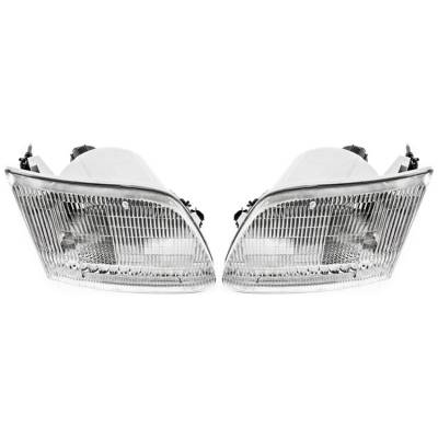 Rareelectrical - New Pair Of Headlight Compatible With Ford Expedition 1997-2002 By Part Number 3L3z-13008-Ca - Image 2