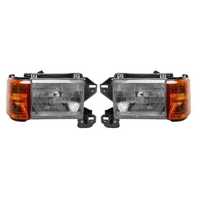 Rareelectrical - New Pair Of Headlight Compatible With Ford Bronco 1987-1991 By Part Number E9tz-13008-C E9tz13008c - Image 2