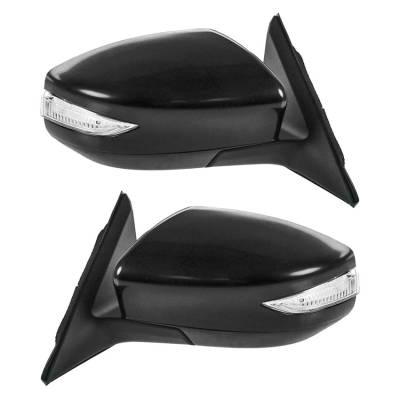 Rareelectrical - New Pair Of Door Mirrors Fits Nissan Altima Sedan 13-14 96301-3Th2a 96302-3Th2a - Image 1