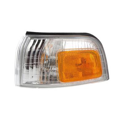 Rareelectrical - New Left Side Marker Light Compatible With Honda Accord 1990 1991 34350-Sm4-A02 34350Sm4a02 - Image 1