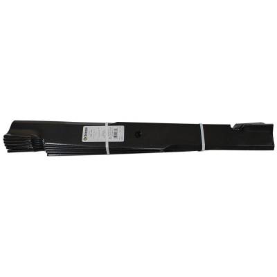 Rareelectrical - New 24.5In Notched Hi-Lift Blade Shop Pack Compatible With Bad Boy Ferris Gravely Scag Snapper Pro - Image 2
