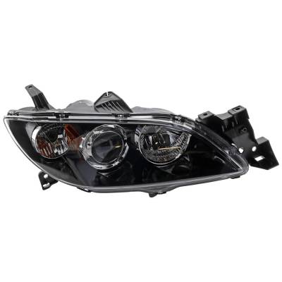 Rareelectrical - New Right Headlights Compatible With Mazda 3 2.0L 2.3L 2004 2005 2006 By Part Numbers Ma2519113 - Image 2