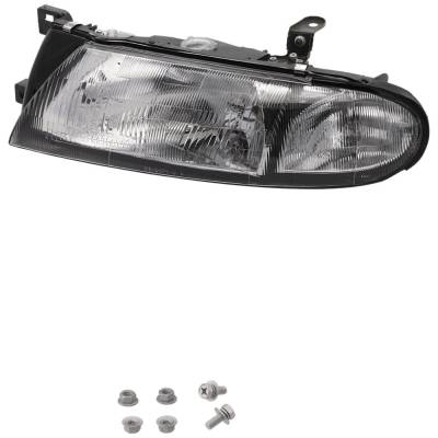 Rareelectrical - New Left Headlights Compatible With Nissan Altima 2.4L 1993 1994 1995 1996 1997 By Part Numbers - Image 1
