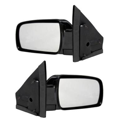 Rareelectrical - New Pair Of Door Mirrors Fits Gmc Safari 1988-1998 15757378 15757377 Gm1320158 - Image 2