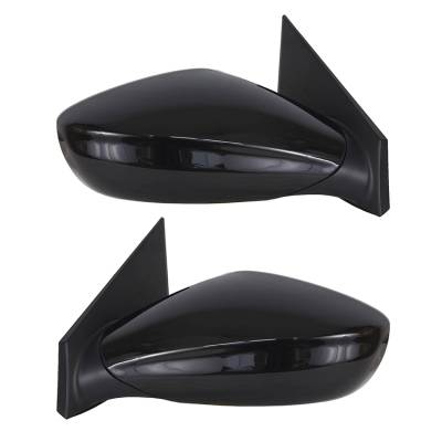 Rareelectrical - New Pair Of Door Mirrors Fits Hyundai Sonata 2.0T Limited 2.0T 2011-12 Hy1321166 - Image 1