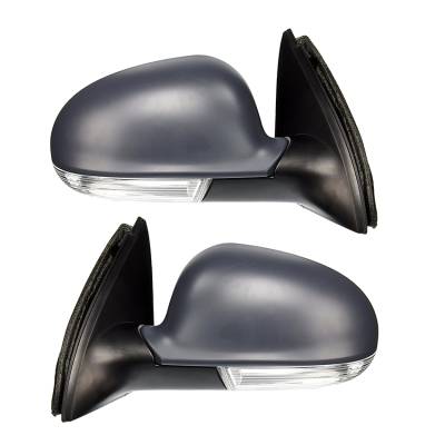 Rareelectrical - New Pair Of Door Mirrors Fits Volkswagen Jetta Gl 2005 1K1857508cs9b9 Vw1320122 - Image 1