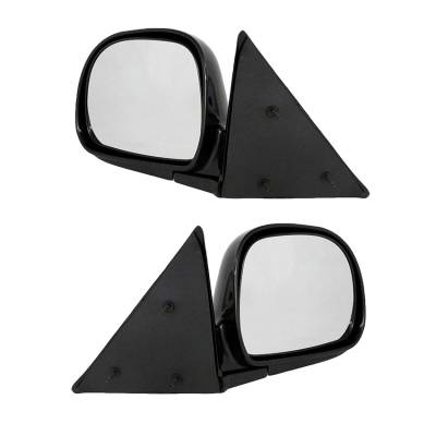 Rareelectrical - New Pair Of Door Mirrors Fits Chevrolet S10 Ls 2.2L 1994-1997 Gm1320126 15150850 - Image 2