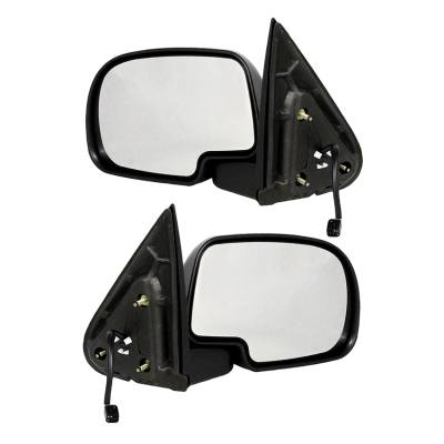 Rareelectrical - New Pair Of Door Mirrors Fits Chevrolet Silverado 2500 99-02 Gm1321174 15172247 - Image 2