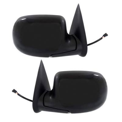 Rareelectrical - New Pair Of Door Mirrors Fits Chevrolet Silverado 1500 99-02 Gm1321226 15179829 - Image 1