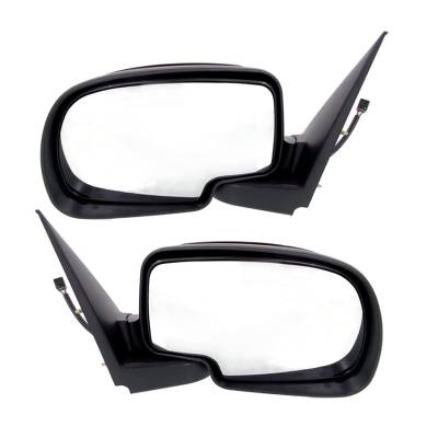 Rareelectrical - New Pair Of Door Mirrors Fits Chevrolet Silverado 1500 99-02 Gm1321226 15179829 - Image 2