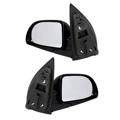 Rareelectrical - New Pair Of Door Mirrors Fits Pontiac Torrent 3.4L 2006-2009 Gm1321320 19169155 - Image 2