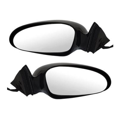 Rareelectrical - New Pair Of Door Mirrors Fits Chevrolet Monte Carlo Ls Sport 3.4L 2003 10448591 - Image 2