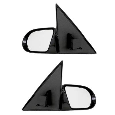 Rareelectrical - New Pair Of Door Mirrors Fits Geo Metro Lsi Hatchback Sedan 1995-1997 30015430 - Image 2