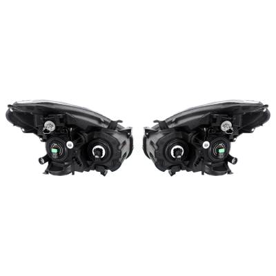 New Pair Of Halogen Headlight Compatible With Nissan Rogue Advance Exclusive S Sense Sl Sv 2011-2012