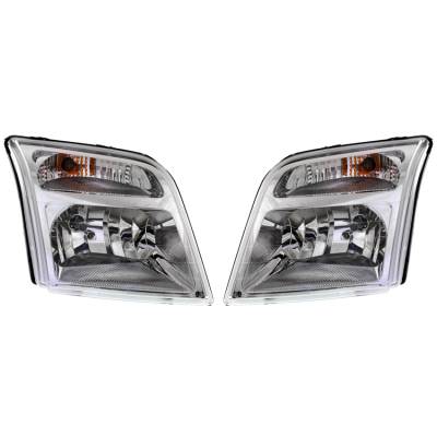 Rareelectrical - New Pair Of Headlight Compatible With Ford Transit Connect Xl Xlt Mini 2.0L 2010 By Part Number - Image 2