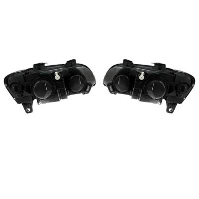 New Pair Of Halogen Headlight Compatible With Pontiac G8 Base Sedan 3.6L 2008-2009 By Part Number