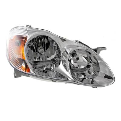 Rareelectrical - New Passenger Side Halogen Headlight Compatible With Toyota Corolla Le Sedan 1.8L 4 Door 2003-2004 - Image 2