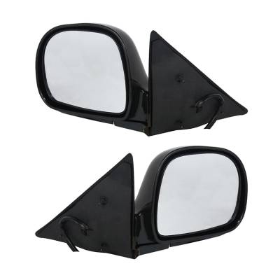 Rareelectrical - New Door Mirrors Pair Fits Chevrolet Blazer Ls Lt 1996-1997 17801665 17801666 - Image 2