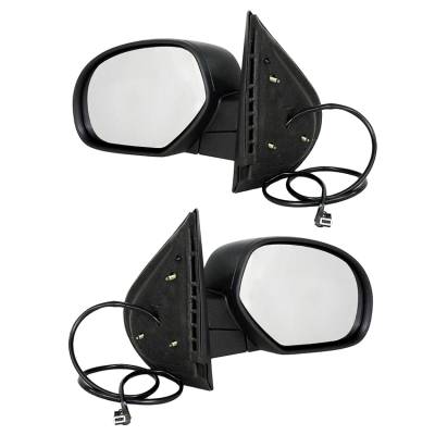 Rareelectrical - New Pair Of Door Mirrors Fits Chevrolet Tahoe 07-14 20843116 Gm1321325 20809948 - Image 2