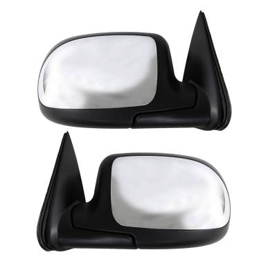 Rareelectrical - New Pair Of Door Mirrors Fits Chevrolet Tahoe 00-06 Gm1320208 Gm1321208 25876714 - Image 1