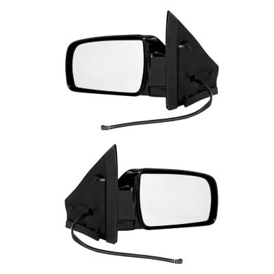 Rareelectrical - New Door Mirrors Pair Fits Chevrolet Astro 2000-2005 Gm1320232 15757376 15757375 - Image 2