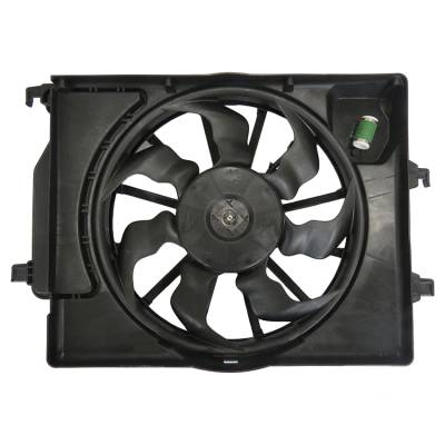 Rareelectrical - New Dual Radiator & Condenser Fan Fits Hyundai Accent 2018 25380H9050 Hy3115161 - Image 1