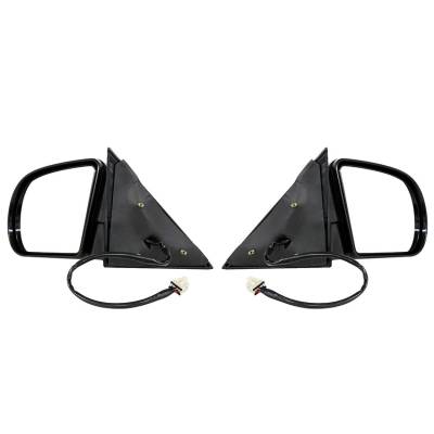 Rareelectrical - New Pair Of Door Mirrors Fits Chevrolet S10 1999-03 Gm1320192 15105941 15105940 - Image 2