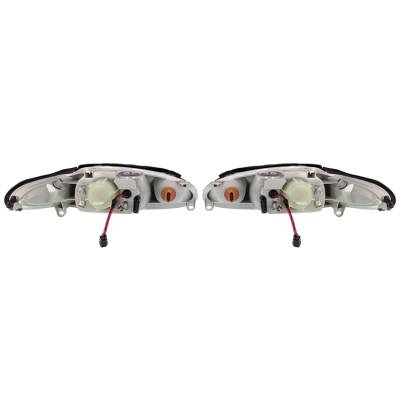 Rareelectrical - New Pair Of Headlight Compatible With Ford Escort Sedan 1997-2002 By Part Number Xs4z-13008-Aa - Image 1