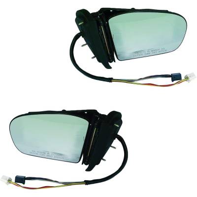 Rareelectrical - New Pair Of Mirror Compatible With Mercedes-Benz C200 C240 C320 C230 C32 Amg C55 Amg C280 C350 2001 - Image 2