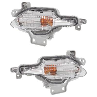 Rareelectrical - New Pair Of Daytime Running Lights Compatible With Mazda 3 Sport 3 2.0L 2.5L 2017 2018 By Part - Image 2