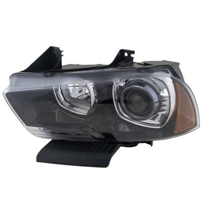 New Left Headlights Compatible With Dodge Charger 3.6L 5.7L 6.4L 2011 2012 2013 2014 By Part Numbers