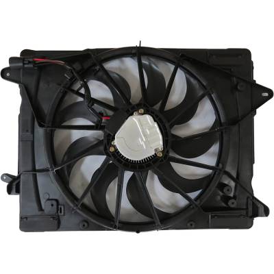 Rareelectrical - New Dual Radiator And Condenser Fan Compatible With Ford Escape Maverick S Se Sel Lariat Xl Xlt Crew - Image 2