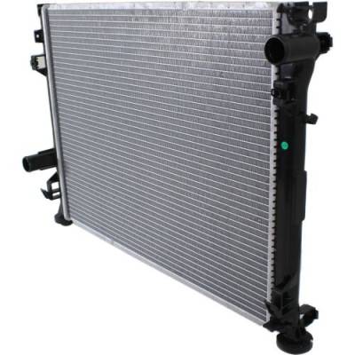 Rareelectrical - New Radiator Assembly Compatible With Dodge 05-08 Charger Magnum 2.7L 3.5L 5.7L 6.1L V6 V8 2055 - Image 1
