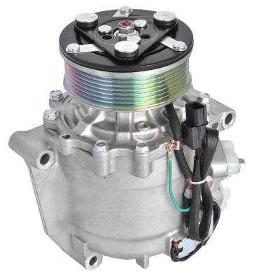 Rareelectrical - New A/C Compressor Compatible With Honda Civic 2006 2007 2008 2009 2010 2011 By Part Numbers 20049 - Image 2