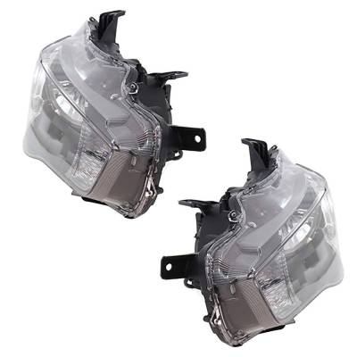 Rareelectrical - New Pair Of Headlights Compatible With Mitsubishi Outlander Es 2010 2011 2012 2013 By Part Numbers - Image 4