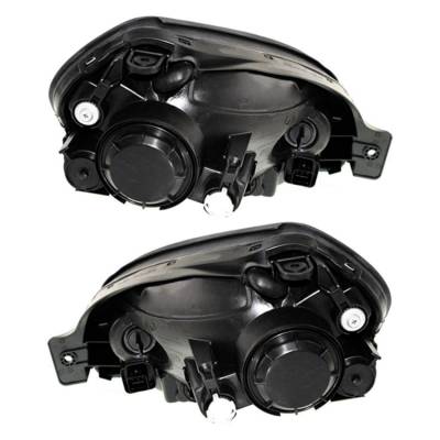 New Pair Of Halogen Headlight Compatible With Hyundai Tucson Se Sport 2007-2008 By Part Number