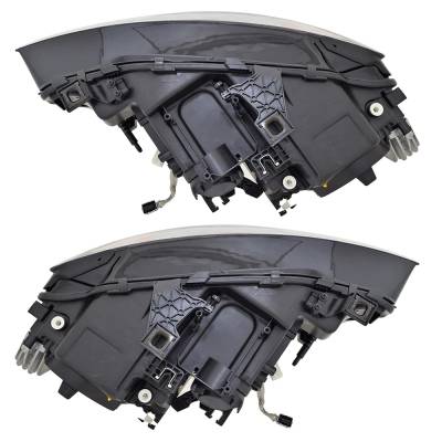 Rareelectrical - New Pair Of Headlights Compatible With Audi A4 Quattro Sedan 2012 2013 2014 2015 2016 2017 By Part - Image 5