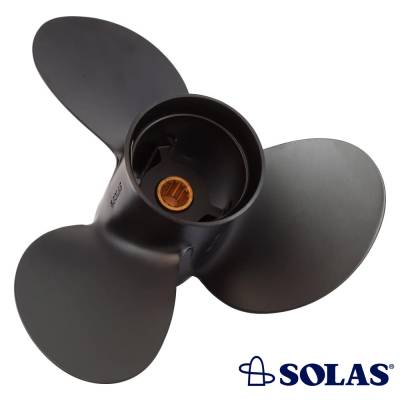 Rareelectrical - New Propeller Compatible With 8 - 15 Hp Johnson/Evinrude 2 Stroke 13 Spline 15 1974 1975 1976 1977 - Image 1
