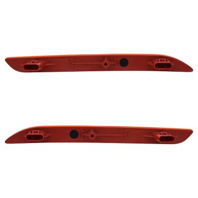 Rareelectrical - New Pair Of Reflector Lights Compatible With Honda Accord Ex Hybrid Ex-L Sport Sport-L Touring Lx - Image 1